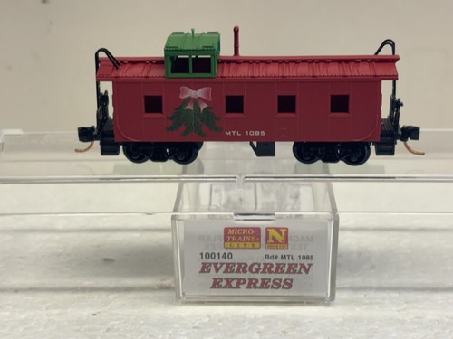 Micro trenes escala N 100140 Evergreen Express MTL 1085 caboose | Zustand: New
