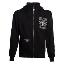 Felpa con cappuccio WCC High Speed nera, L
