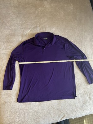 B4. PGA Tour XXL PGA Tour XXL Motion Flex 360 Collard Pullover Purple