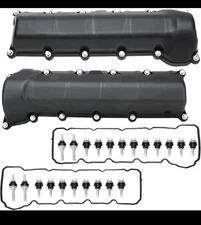 MITZONE Left Right Valve Covers  Gasket and Bolts, Dodge Ram, Jeep 4.7L V8 99-07
