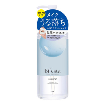 Bifesta Micellar Cleansing Water Bright Up Wiping Type Pore/Keratin Clear Toner