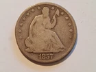 1857 Seated Liberty Silver Half Dollar