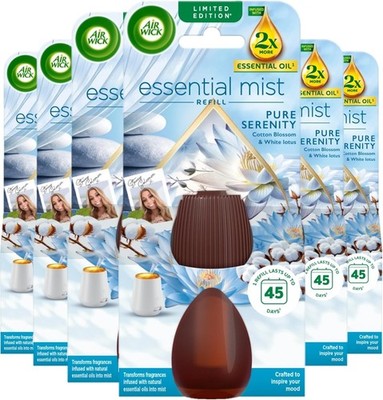 Air Wick Pure Serenity Essential Mist Diffuser Nachfüllpack 6 x 20 ml Lufterfrischer