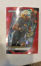 2025 Panini Prizm Draft Picks - RJ Harvey #135 Red Ice Prizm (RC)