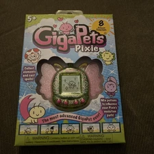 GigaPets: Pixie Virtual Interactive Pet Keychain, Kids Ages 5+