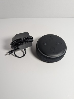 Amazon Echo Dot 3rd Gen C7MP8 Alexa Compact Charcoal Used-Excellent W/Power Cord