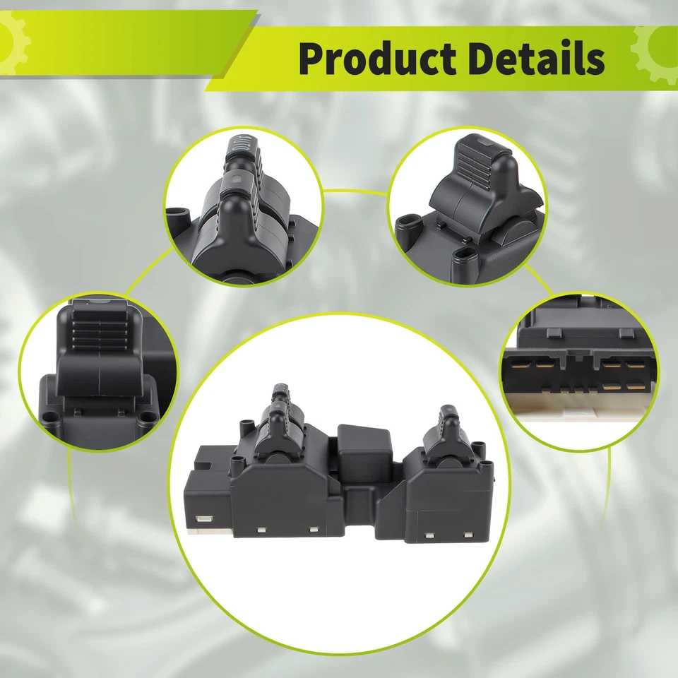 Nuevo para Dodge Ram 1500 2500 1999-2001 interruptor de ventana eléctrica lado del conductor izquierdo derecho Foto 4 de 4