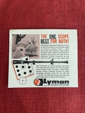 Vintage 1961 Print Ad Lyman Gun Sight Corp. Dual Purpose Super Targetspot