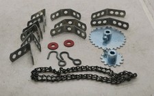 Gilbert Gabriel Erector Set Original Parts Ladder Chain, Gears, Hook  