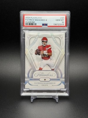 2024 Panini Flawless Patrick Mahomes II #31 Diamond /10 POP 1 GEM MINT PSA 10