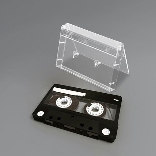 2 PCS Band-Aufbewahrungsbox Behälter Zur Von Audiodateien Klare Vorratsbehälter - Afbeelding 2 van 12