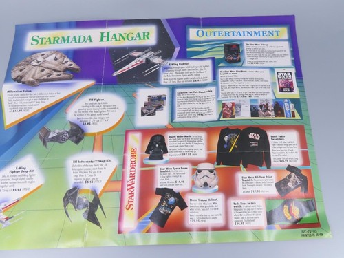 Star Wars Bazaar 1991 LucasFilm Games Company Store Order Form Fan Club - Picture 4 of 6