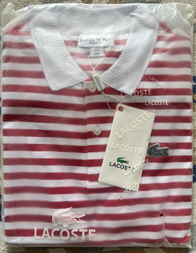 Lacoste Striped Polo Shirt Regular Fit - Brand new - image 4 of 4