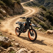 ELECTRIC DIRT BIKE PEAK 4000W 60V 28AH OFF-ROAD BICYCLES 50MPH E-BIKE FOR ADULT