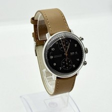 Junghans Max Bill Chronoscope 027/4501.01 Automatic Chronograph Watch Black Dial 4