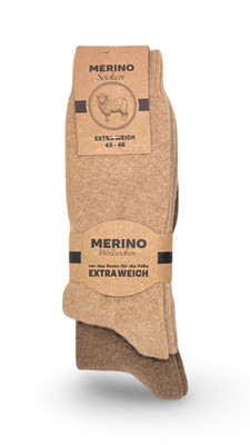 2 oder 4 Paar Merino Schafwolle Socken, 100% Wolle ,Herren / Damen,Warm ,Weich