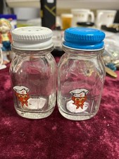Vintage Ball Mason Jar Salt & Pepper Shakers in Box 1978 Mini Campbell Soup