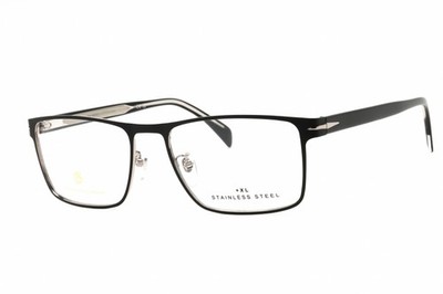 David Beckham DB 1067 0TI7 00 Matte Black Ruthenium 56mm Eyeglasses New Authe...