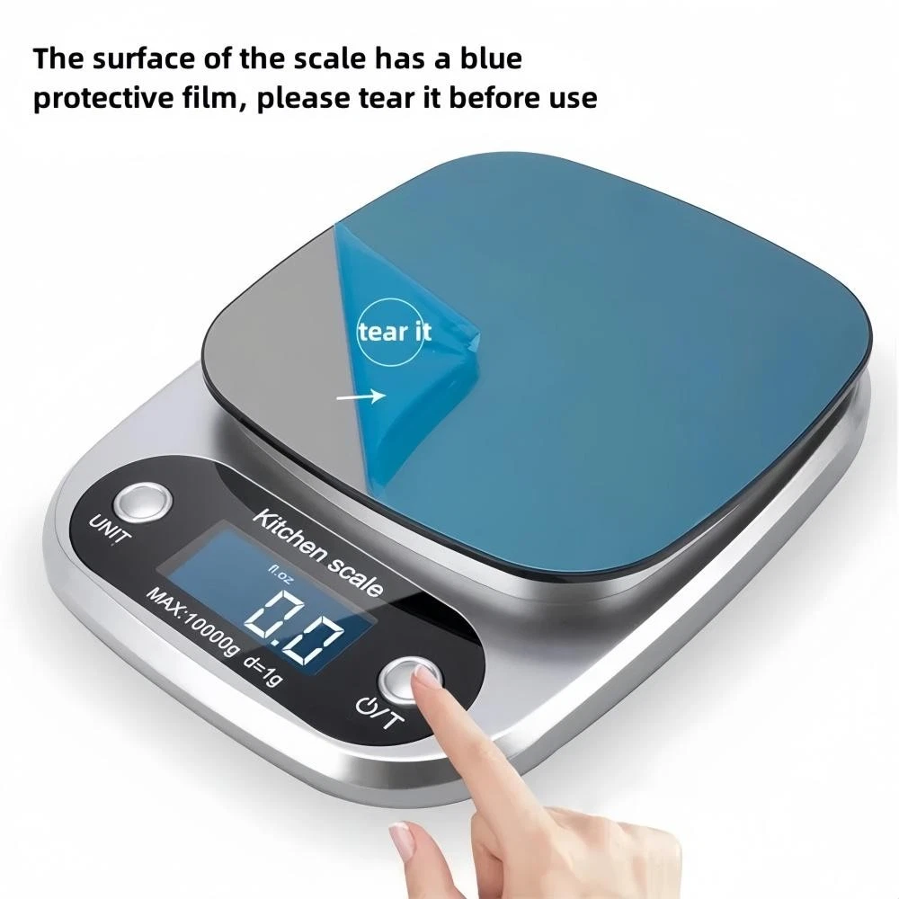 Digital Kitchen Scale 10kg/1g High Precision Lcd Food Coffee Jewelry Scale