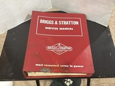 Briggs & Stratton Service Manual 4 Cycle Gasoline Engine Red Binder 5/10/1960