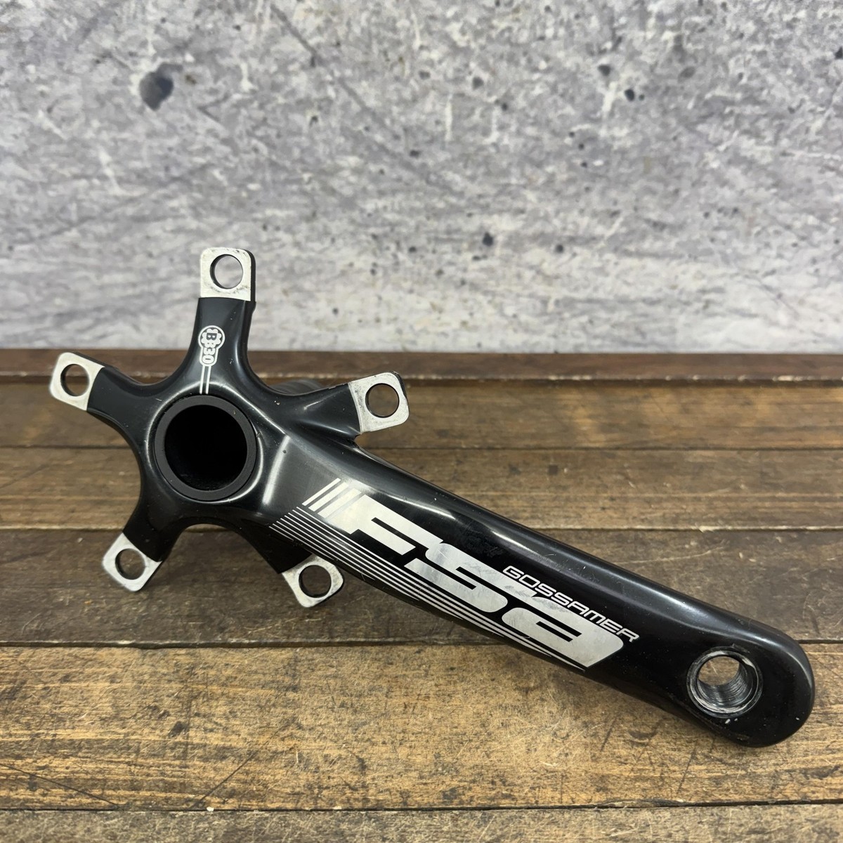 FSA Gossamer Crank Arm RIGHT 165mm SPLINE BB30 5-Bolt Road CX