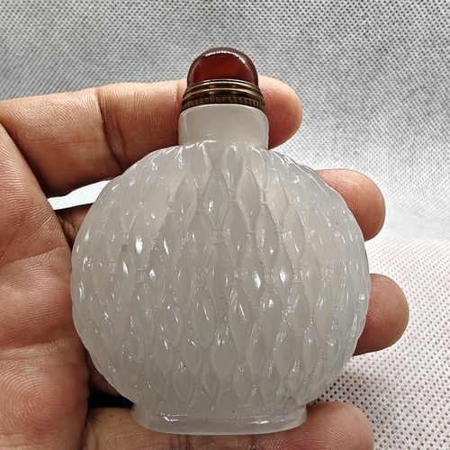 100% China,exquisite jade,pure manual carving,Jadeite Hetian jade ,Snuff Bottle - Picture 3 of 8