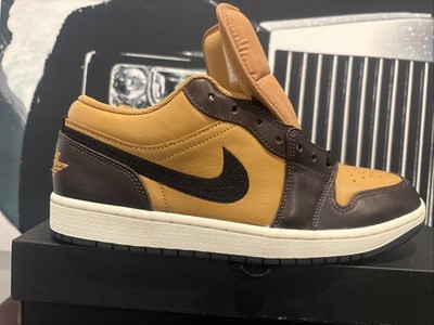 Nike Air Jordan 1 Low SE Shoes Flax Baroque Brown HQ3603-201 Men's Size 10.5