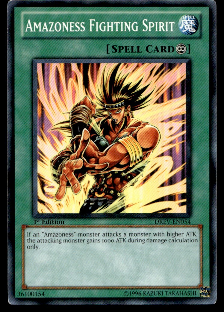 Amazoness Fighting Spirit Duelist Revolution DREV-EN054 MP YuGiOh TCG