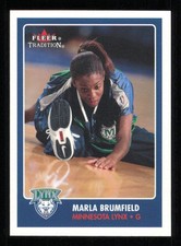 2001 Fleer WNBA #121 Marla Brumfield RC Basketball LYNX NM-MT