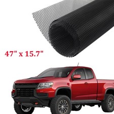 47x16 For Chevy Silverado Grill Mesh Aluminum Grille Insert Bumper Rhombic Hole