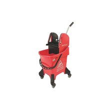 Hygineer Ergonomic Heavy Duty Mop Bucket Red 31 Litre HRMB31/R - VOW/HRMB31/R