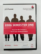 Psych Academy - How Do We Choose a First-Line AntiPsychotic? (DVD, 2006) Sealed