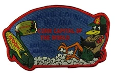 2001 Jamboree Sagamore IN Corn Capital Of The World W/ Pin JSP RED Bdr (VT1808)