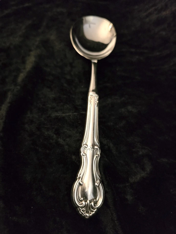 Antique HH Silver Casserole Serving Spoon 12" - Image 3 of 4