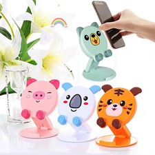 Cartoon Animal Phone Holder Portable Adjustable Folding Lifting Bracket