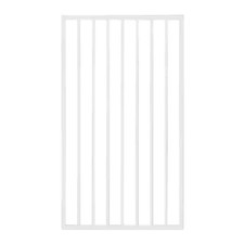 Pro Series 3 Ft. X 5 Ft. White Steel Fence Gate