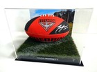 Signed Zach Merrett Essendon Bombers AFL Sherrin Football - Proof COA