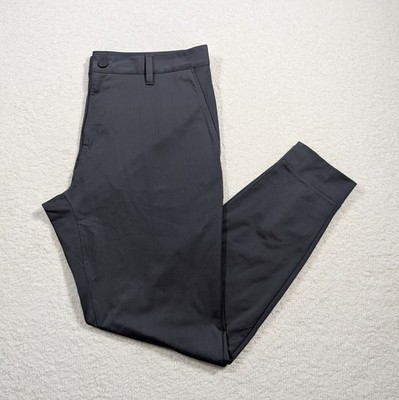 Rhone Commuter Pants Mens 33x29 Gray Slim Golf Ankle Zip Chino Joggers Stretch