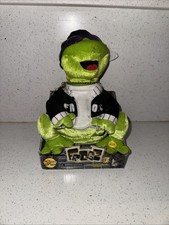 2005 Gemmy Frogz Hip Hop In Da Club Animated Plush Toy New In Box Untested