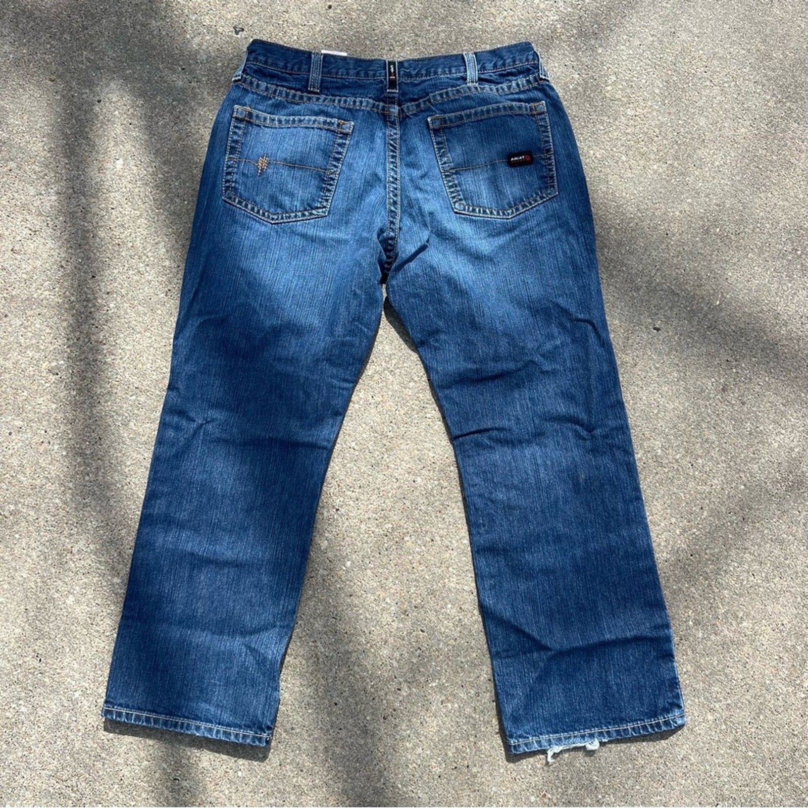 Ariat FR M5 38x30 Basic Stackable Straight Jeans … - image 3