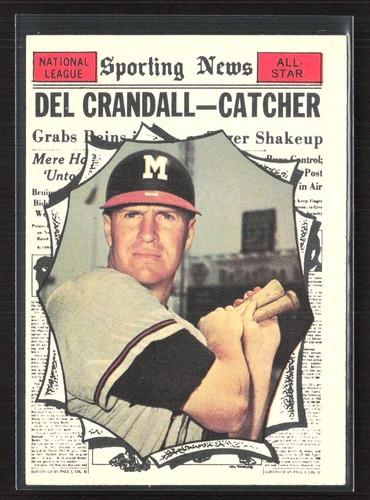 1961 Topps #583 Del Crandall - EX/NM Set Break!