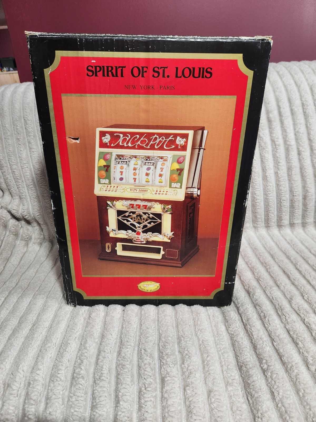 Spirit of St Louis Vintage Slot Machine Cassette and Radio Player