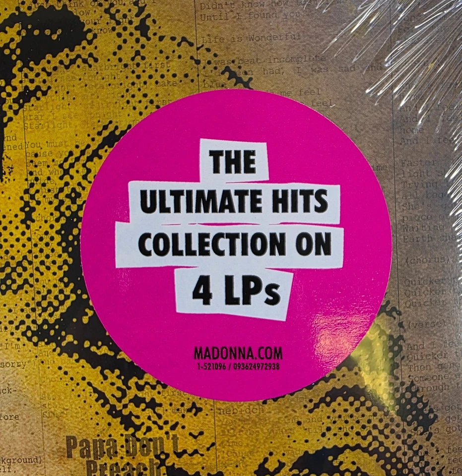 Madonna Celebration Ultimate Hits Collection 2009 4 LP ALBUM Vinyl Record Swet - Image 2 of 4