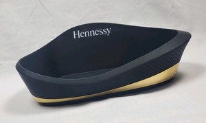 Hennessy Bar, Party, Man Cave Cognac Condiment Tray Holder Rare gold Bottom