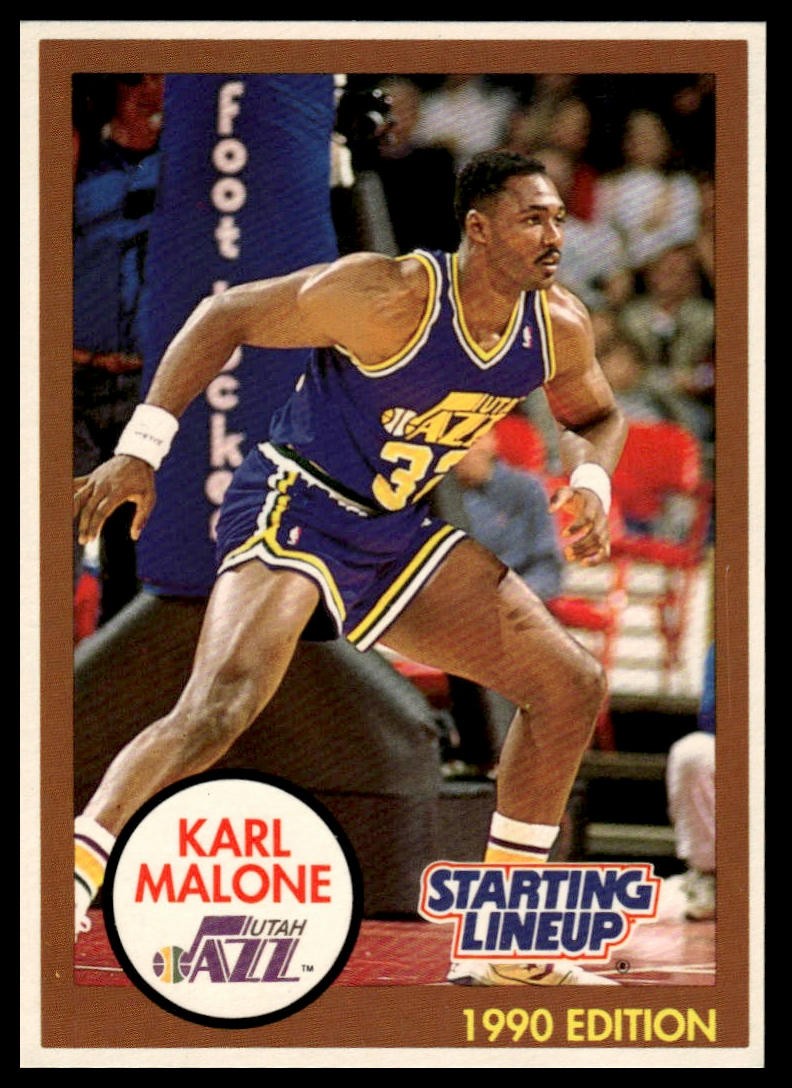 1990 Kenner Starting Lineup Cards #NNO Karl Malone
