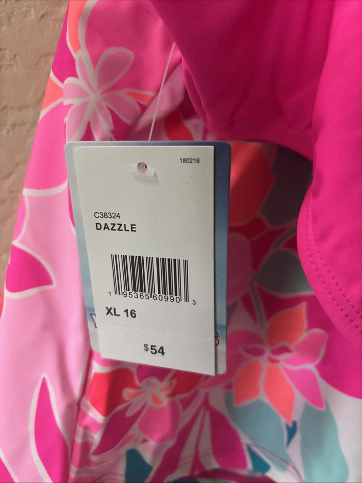 ~ Новый ~ ZeroXposure молодежи девочек 2 изделия плавать комплект ~ размер XL-16 - Изображение 4 из 4