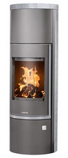 JUSTUS Kaminofen Faro W+ 2.0 Speicherstein grau Speckstein 7kW