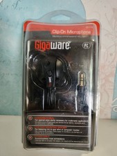Radio Shack Gigaware Clip-On Omnidirectional Microphone 3.5mm Mounting Bracket