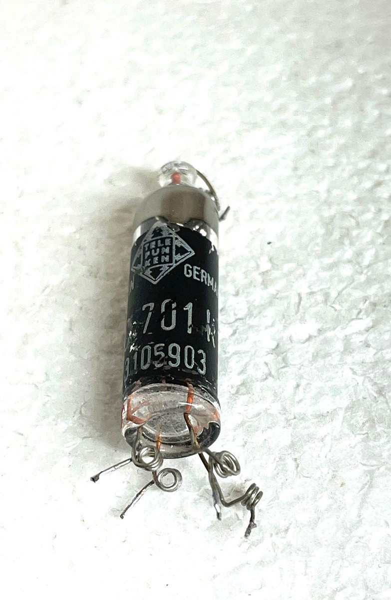 1 x tube Telefunken AC701K working for Neumann Sennheiser Schoeps