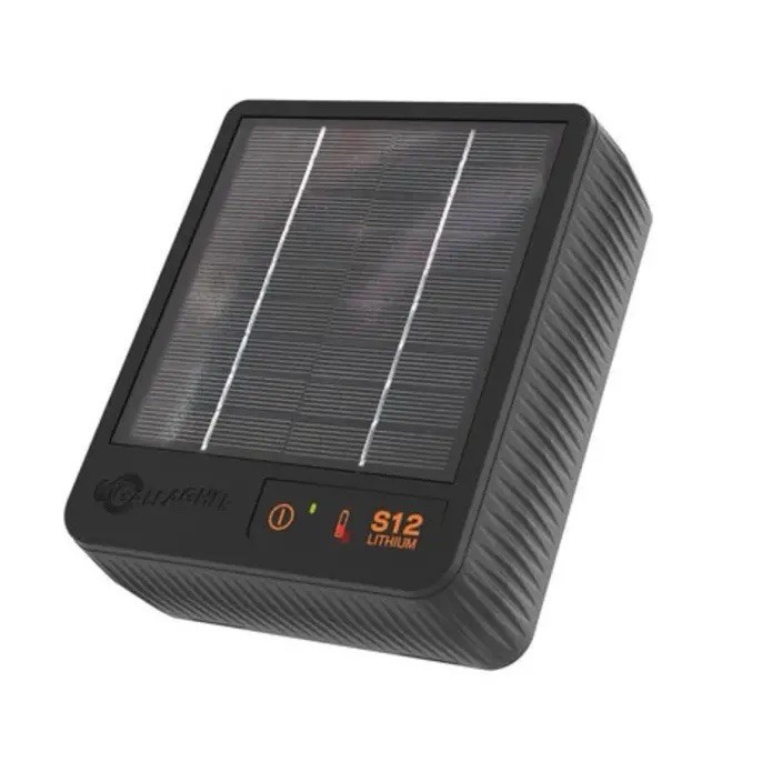 BRAND NEW GALLAGHER S12 LITHIUM SOLAR ELECTRIC FENCE ENERGISER 0.12J 1.2km 2.2w